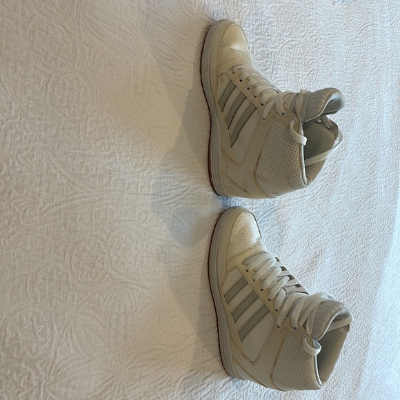 Adidas Neo white wedge high top sneaker - Picture 2 of 6